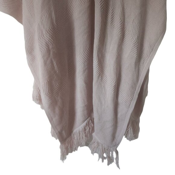 Roller Rabbit Long Flowy Cardigan Shawl Sweater One Size Pink May Cape Sweater - Picture 5 of 5